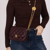 Chanel 2020 Lambskin Coin Bijoux Chain Flap Bag