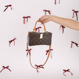 Limited Edition Louis Vuitton x Frank Gehry 2014 Monogram Twisted Box with Strap