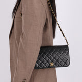 Chanel 2000 Lambskin Turnlock Medium Full Flap