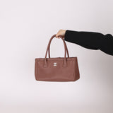 Rare Chanel 2013 Calfskin Mauve Small Cerf Executive Shopper Tote