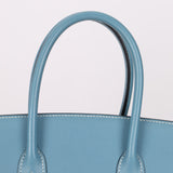Hermès 2007 Bleu Jean Epsom Birkin 35 PHW
