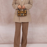 Limited Edition Fendi Canvas Tiger Mini Baguette
