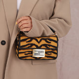 Limited Edition Fendi Canvas Tiger Mini Baguette