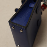 Hermès 2020 Bleu Electrique Tadelakt Micro Kelly Twilly