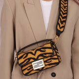 Limited Edition Fendi Canvas Tiger Mini Baguette