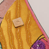 Limited Edition Fendi 1997 Pop-Art Beaded Sequin Snakeskin Baguette