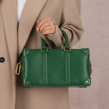 Limited Edition 2019 Louis Vuitton Green Soft City Top Handle Trunk