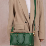 Limited Edition 2019 Louis Vuitton Green Soft City Top Handle Trunk