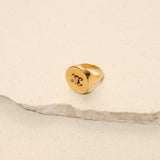 Celine Triomphe Signet Ring