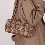 Chanel 2007 Ponyhair East West Flap Permabrass Gold Hardware