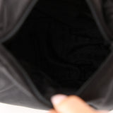Prada Nylon Beaded Logo Tassel Hobo