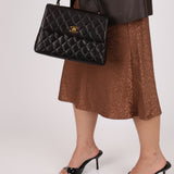 Chanel 1996 Lambskin Mini Kelly Top Handle 24k GP