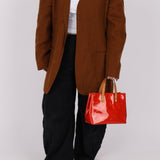 Louis Vuitton Vernis Reed PM Tote Bag