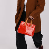 Louis Vuitton Vernis Reed PM Tote Bag