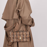 Chanel 2007 Ponyhair East West Flap Permabrass Gold Hardware