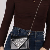 Prada Maxi Triangle Chain Flap Bag