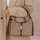 Gucci Monogram Chocolate Bardot