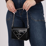 Prada Maxi Triangle Chain Flap Bag