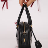 Prada Leather Mini Boston Bag