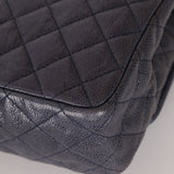 Rare Chanel 2015 Caviar Medium Navy Paris Flap Bag