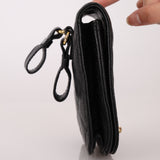 Chanel 1989 24K GP Caviar Turnlock Flap Waist Bag