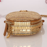 Ultra-Rare Chanel 19A Metallic Tweed & Sequin Paris-Egypt Camera Case