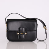 Celine Box Calf Triomphe Shoulder Bag