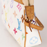 Limited Edition Louis Vuitton x Takashi Murakami Blanc Multicolor Pochette