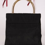 Prada Nylon Gold Mini Kelly Top Handle
