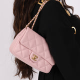 Chanel 22B Lambskin Heart Charms Mini Single Flap