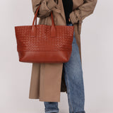 Bottega Veneta Terracotta Castaño Intrecciato Tote