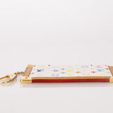 Limited Edition Louis Vuitton x Takashi Murakami Monogram Multicolor Blanc Key Pouch
