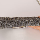 Ultra-Rare Fendi Zucchino Beaded Mini Baguette on Lizard Strap