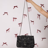 Chanel 2009 Paris-Shanghai Tweed Pudong Swarovski Crystal Single Flap
