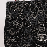 Chanel 2009 Paris-Shanghai Tweed Pudong Swarovski Crystal Single Flap