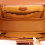 Gucci Cognac Bamboo Turnlock Top Handle with Strap