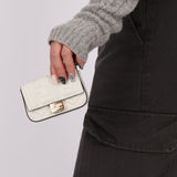 Fendi Zucca Embossed Nano Baguette Bag