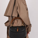 Gucci Leather 1947 Bamboo Top Handle