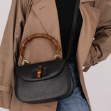 Gucci Leather 1947 Bamboo Top Handle