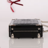 Rare Chanel 2016 Evening in the Air Trolley Plexiglass & Patent Minaudiere