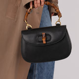 Gucci Leather 1947 Bamboo Top Handle
