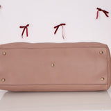 Gucci Nude Leather Bamboo Large Shopper Tote