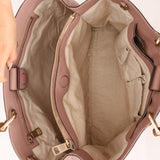 Gucci Nude Leather Bamboo Large Shopper Tote