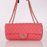 Chanel 2008 Calfskin Valentine's Charms East West Flap