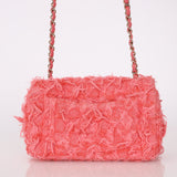 Chanel 2021 Tweed Pink Mini Rectangular Flap