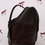 Bottega Veneta Maxi Suede & Leather Intrecciato XL Arco Tote