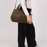 Chanel 2002 Suede Shopping Tote