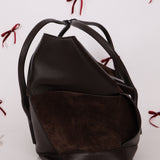 Bottega Veneta Maxi Suede & Leather Intrecciato XL Arco Tote