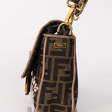 Fendi Zucca Paisley Embroidered Baguette