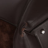 Bottega Veneta Maxi Suede & Leather Intrecciato XL Arco Tote